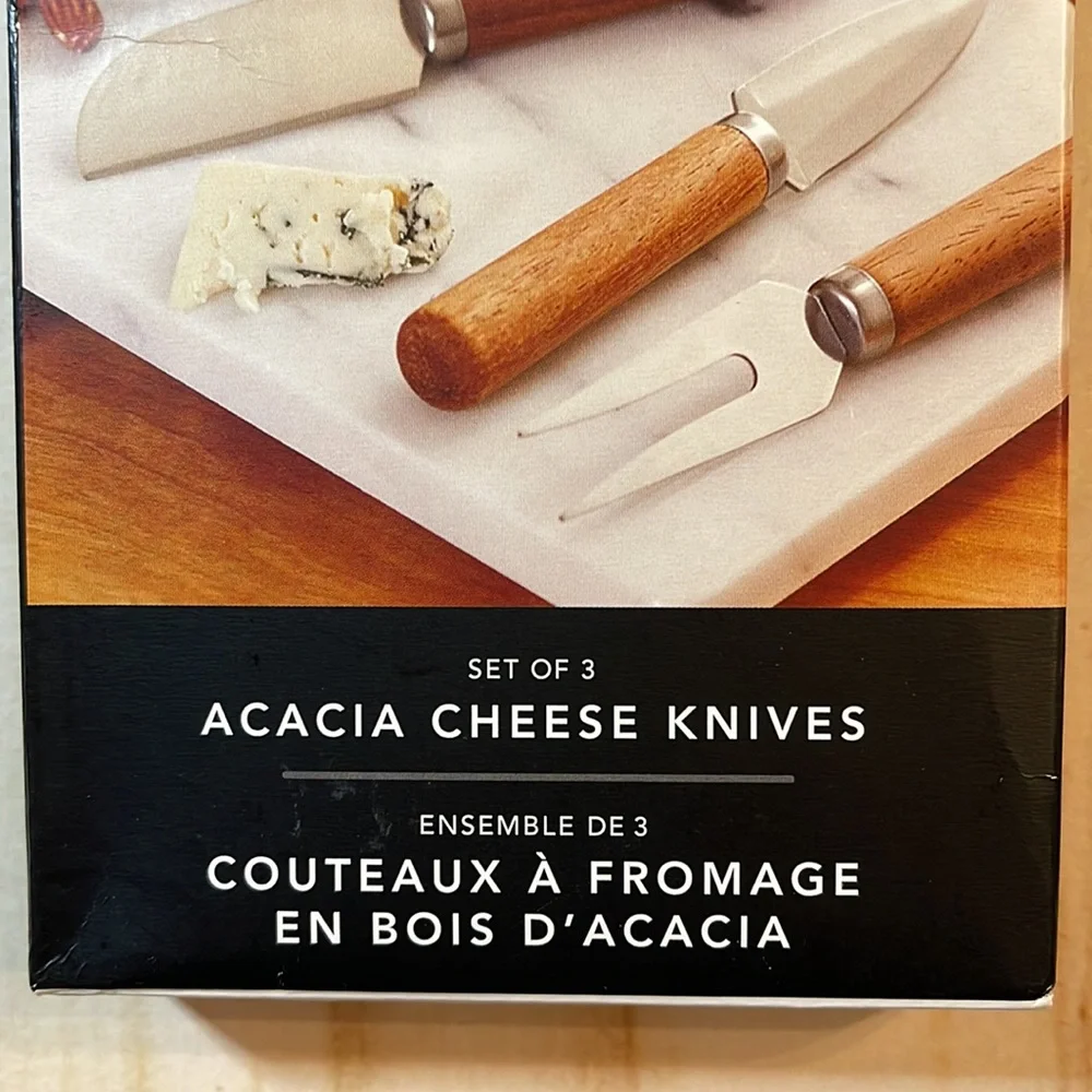 Ironwood Acacia Cheese Knives